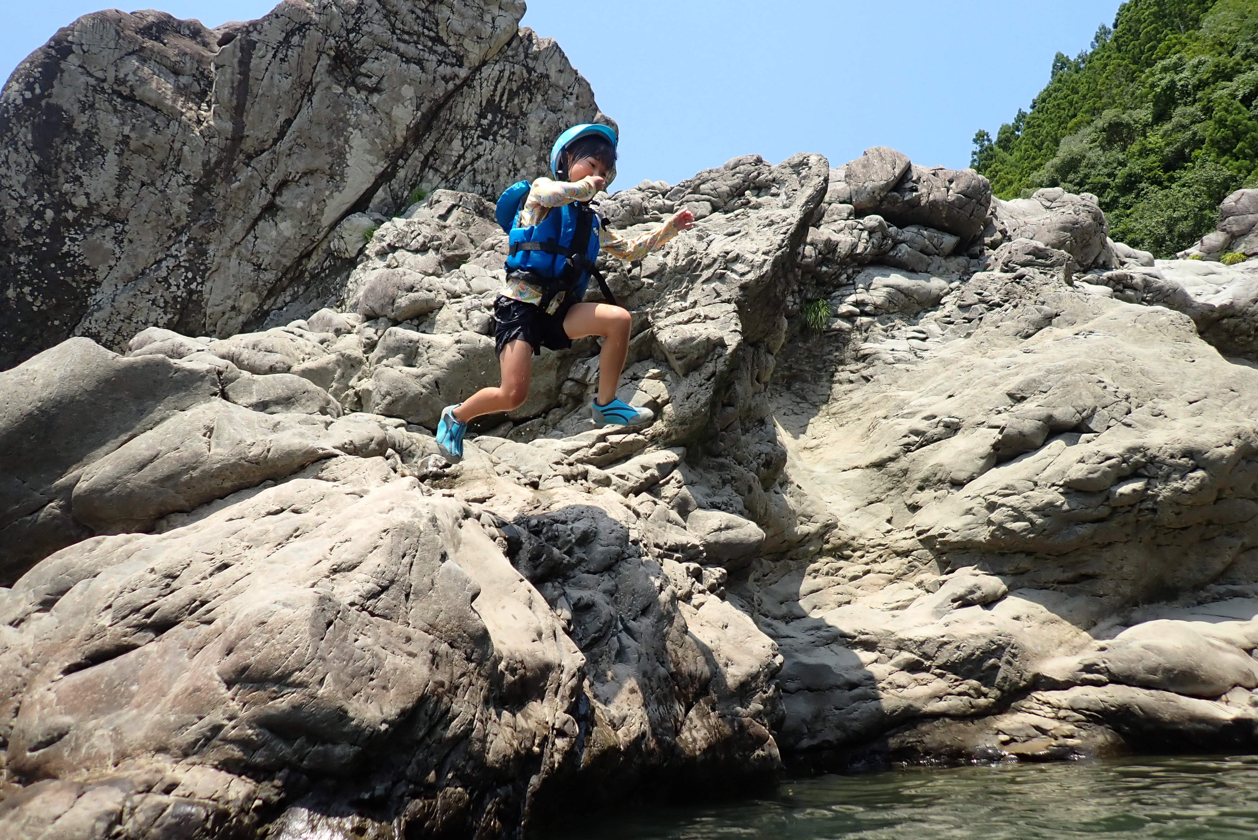 飛び込みの瞬間